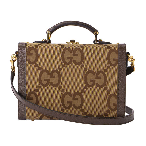 Gucci Jumbo GG Canvas Shoulder Bag Beige - Picture 2 of 9